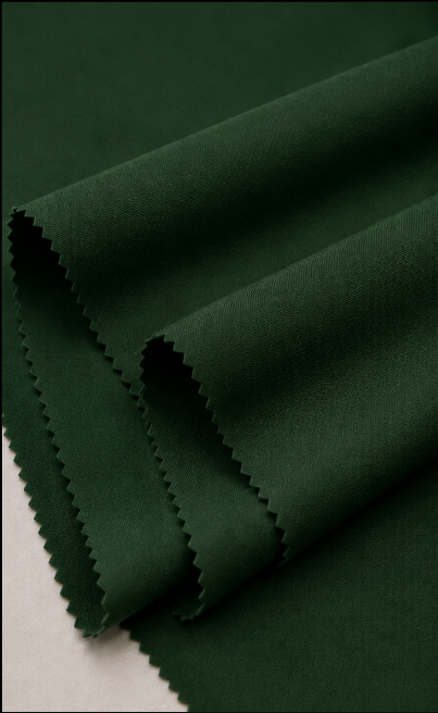 Pine Green Poly-Viscose